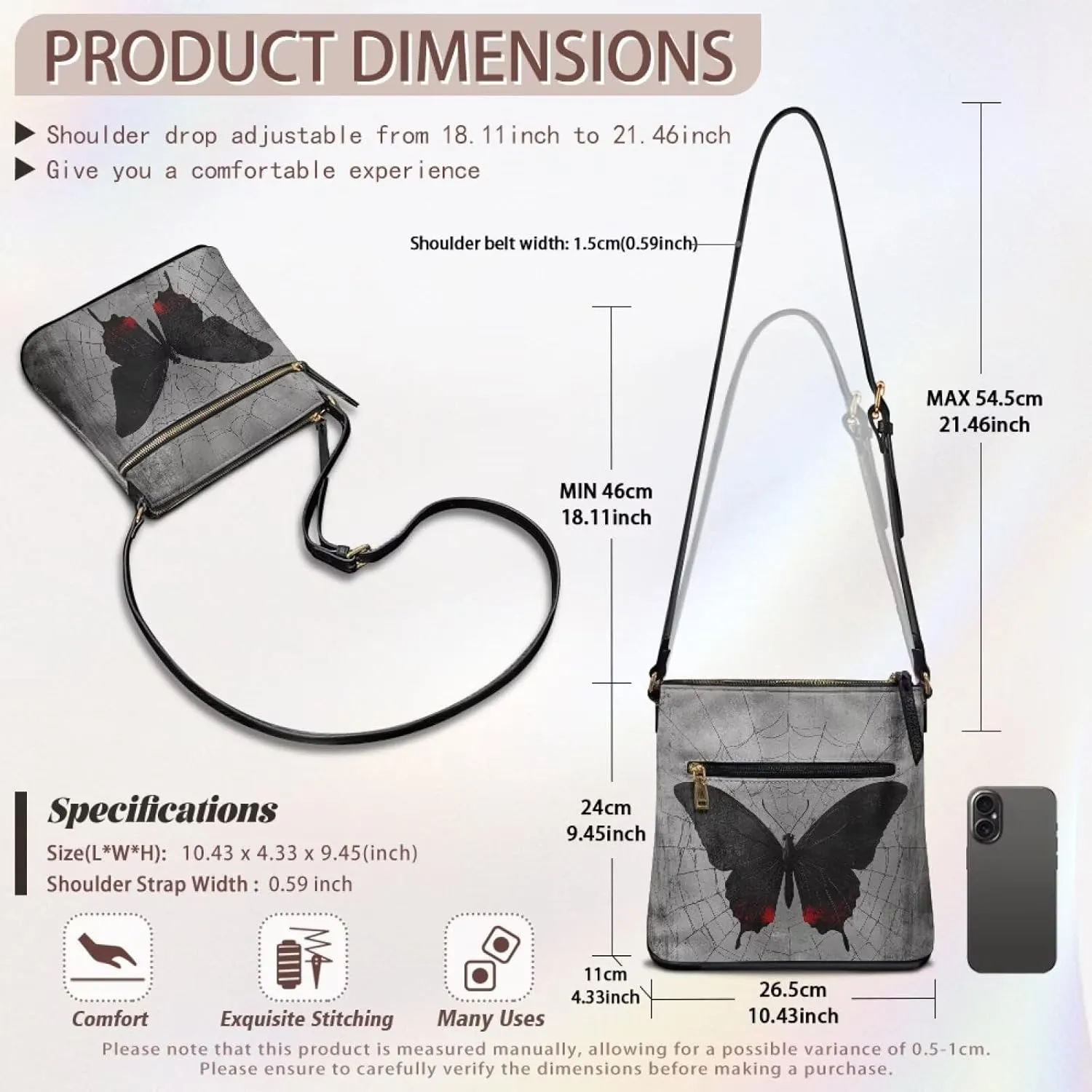 Leather Crossbody Bags for Women Fashion Shoulder Bag Casual Hobo Purses for Women Handbags
