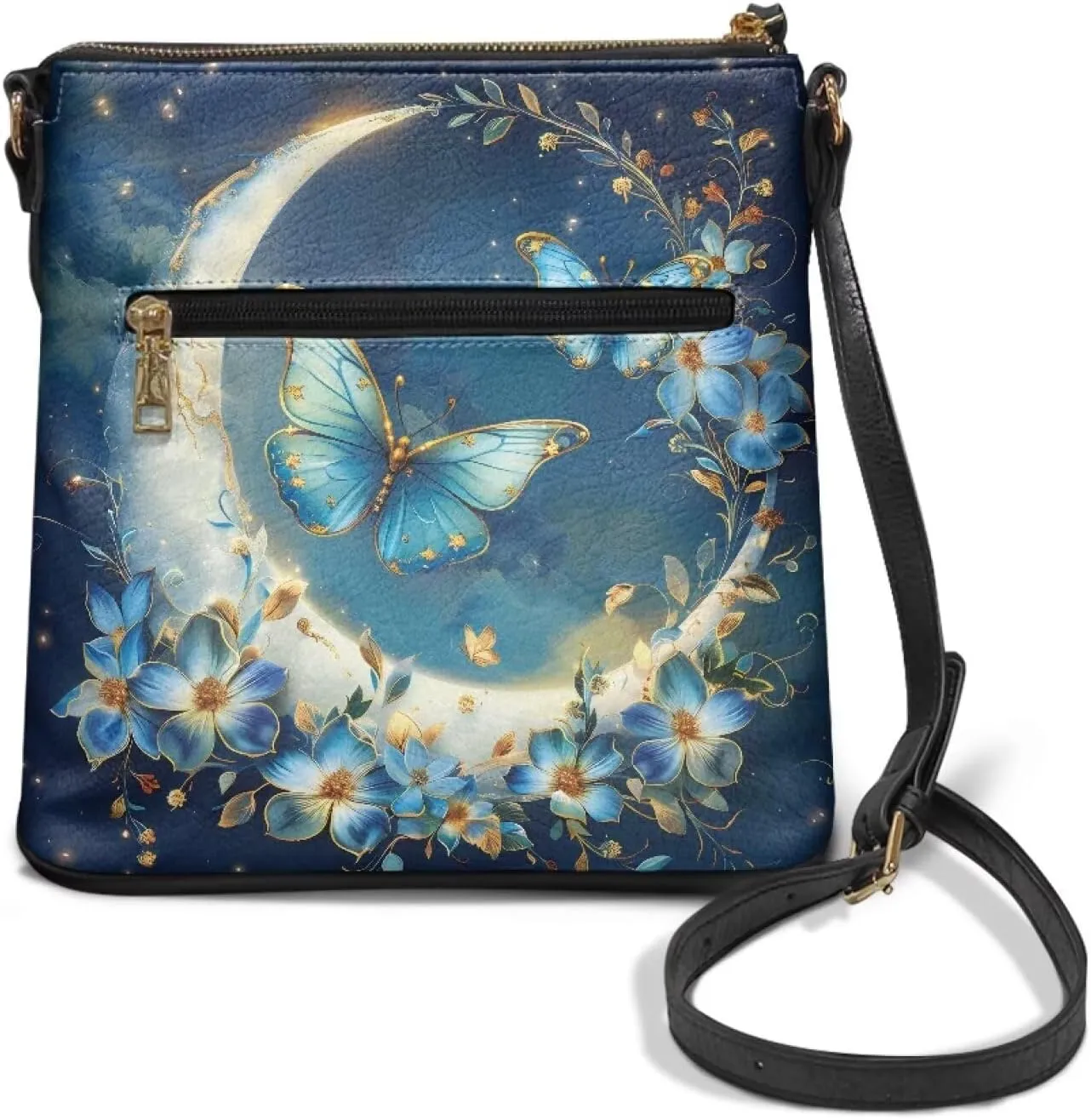 Leather Crossbody Bags for Women Fashion Shoulder Bag Casual Hobo Purses for Women Handbags