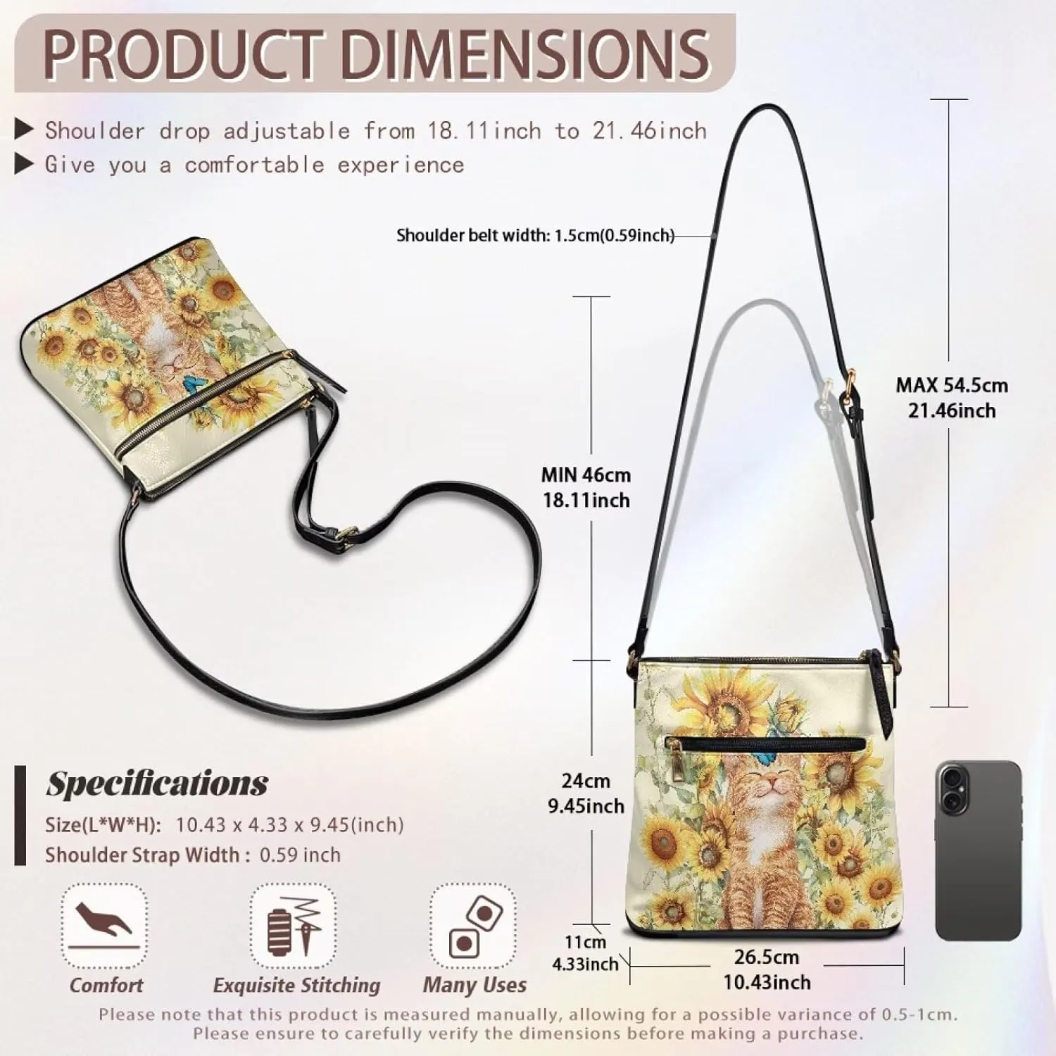 Leather Crossbody Bags for Women Fashion Shoulder Bag Casual Hobo Purses for Women Handbags