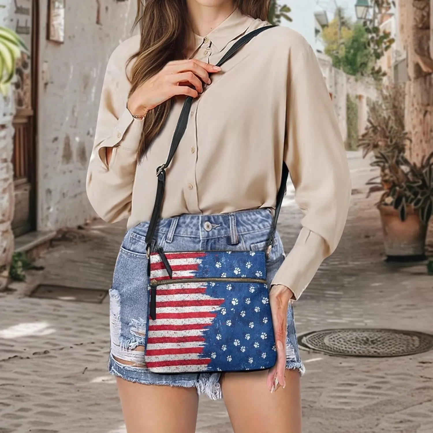 Leather Crossbody Bags for Women Fashion Shoulder Bag Casual Hobo Purses for Women Handbags