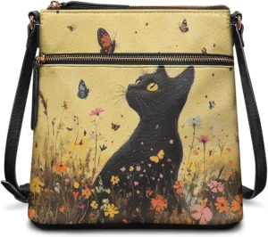 Leather Crossbody Bags for Women Fashion Shoulder Bag Casual Hobo Purses for Women Handbags