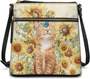 Leather Crossbody Bags for Women Fashion Shoulder Bag Casual Hobo Purses for Women Handbags
