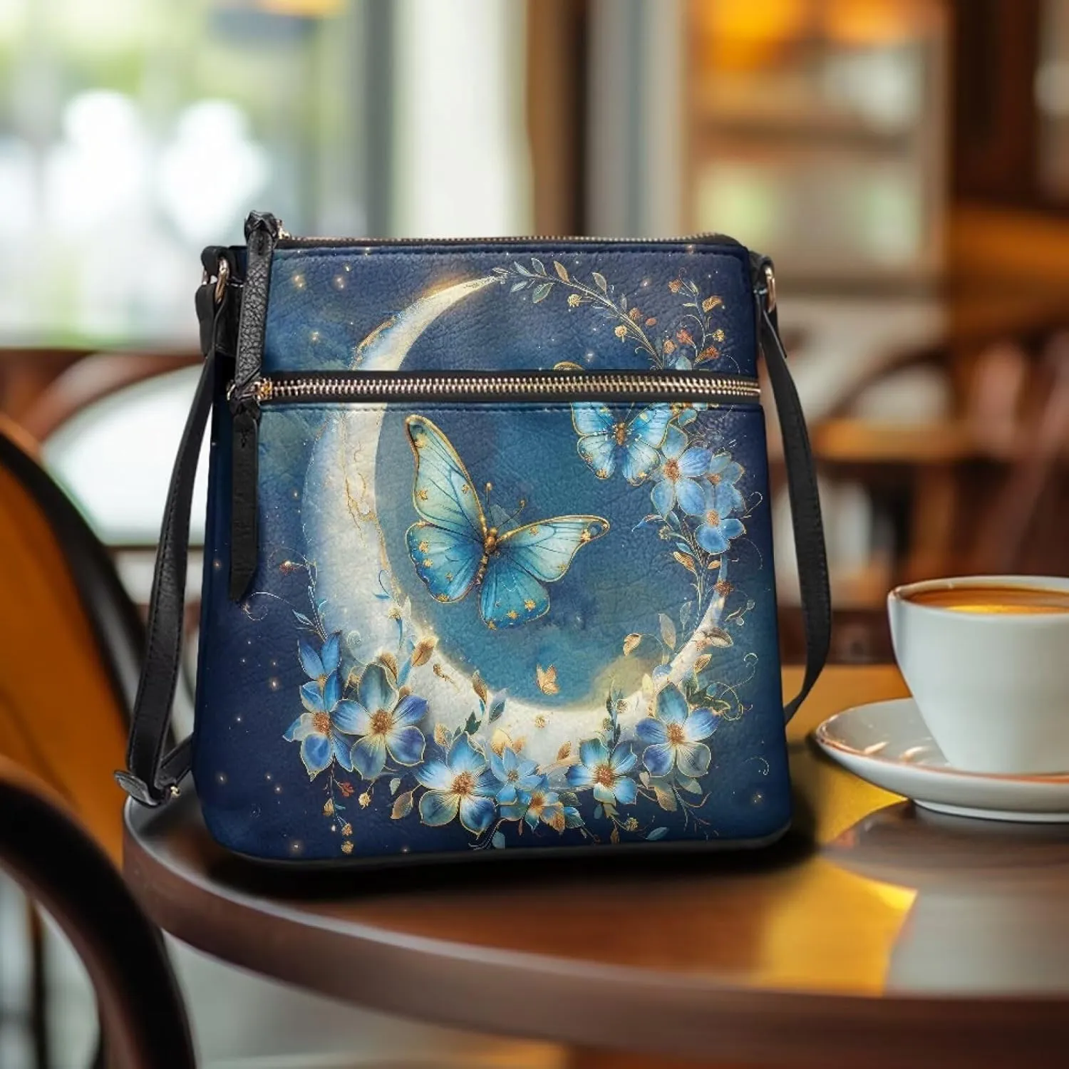 Leather Crossbody Bags for Women Fashion Shoulder Bag Casual Hobo Purses for Women Handbags