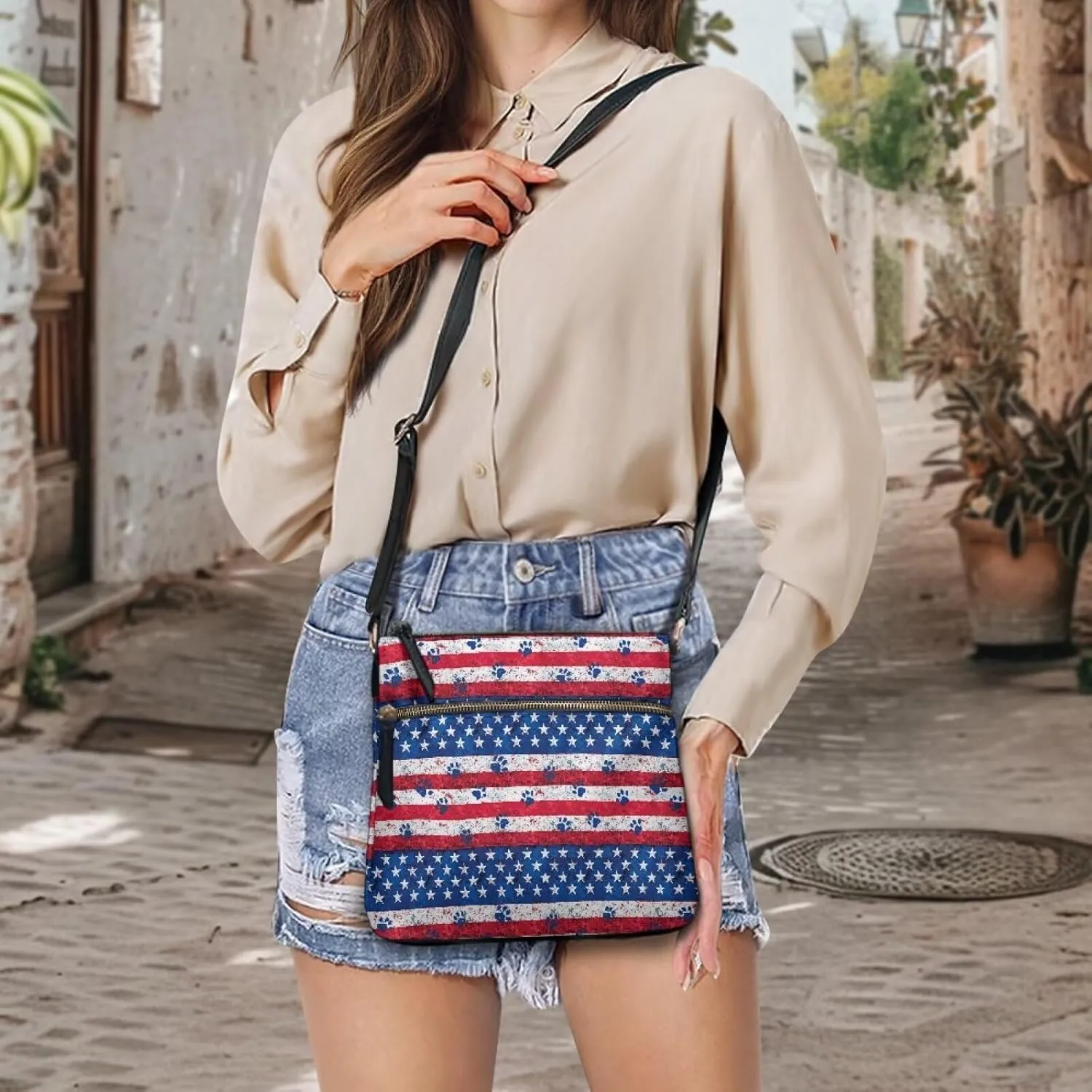 Leather Crossbody Bags for Women Fashion Shoulder Bag Casual Hobo Purses for Women Handbags