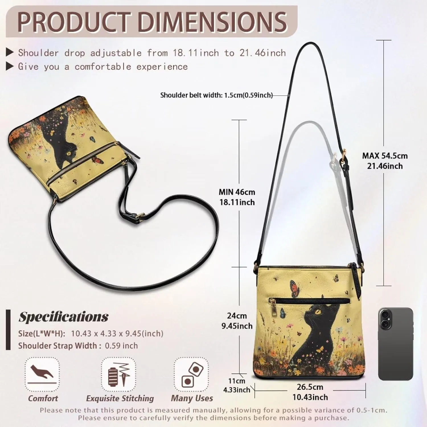 Leather Crossbody Bags for Women Fashion Shoulder Bag Casual Hobo Purses for Women Handbags