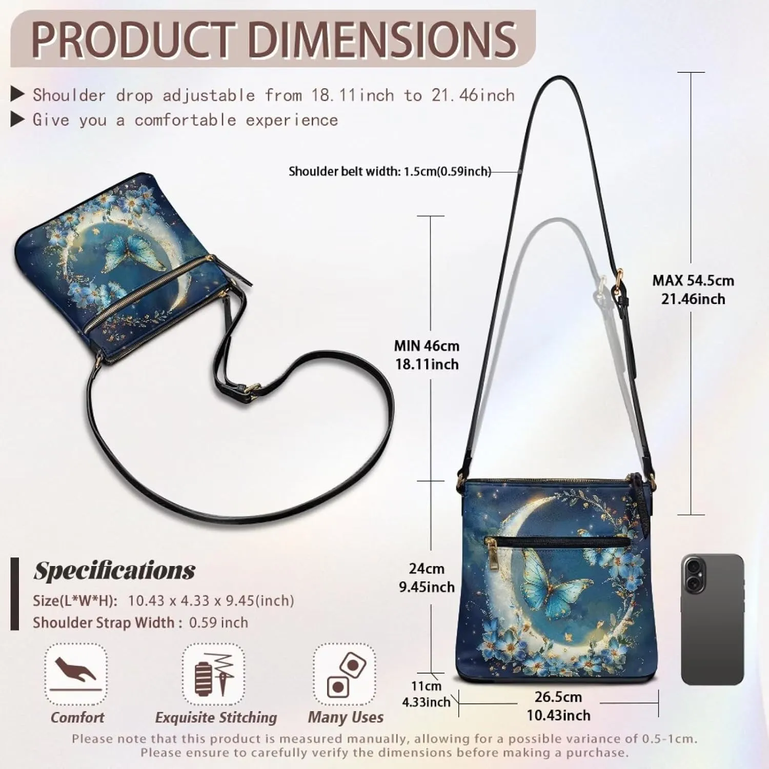 Leather Crossbody Bags for Women Fashion Shoulder Bag Casual Hobo Purses for Women Handbags