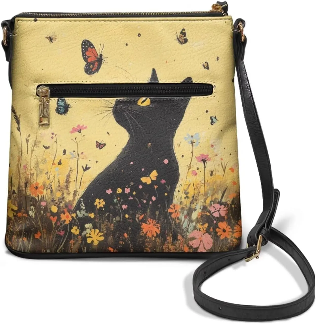 Leather Crossbody Bags for Women Fashion Shoulder Bag Casual Hobo Purses for Women Handbags