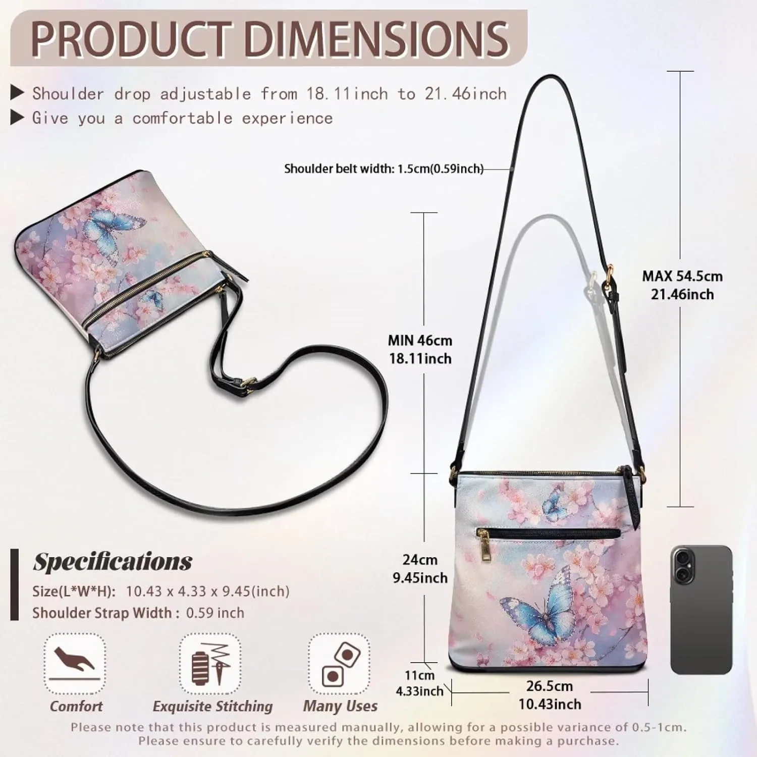 Leather Shoulder Bag for Women Casual Crossbody Bags for Women Handbags Hobo Purses for Shopping
