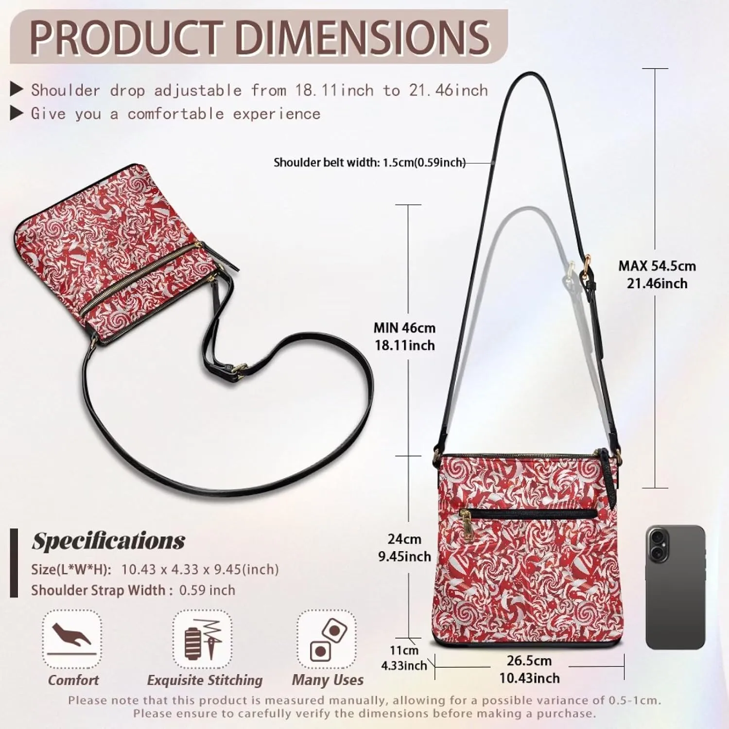 Leather Shoulder Bag for Women Casual Crossbody Bags for Women Handbags Hobo Purses for Shopping