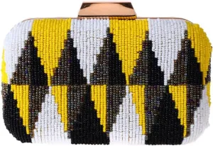 Leisure Women's Handheld Dinner Bag Beaded Embroidery Bag