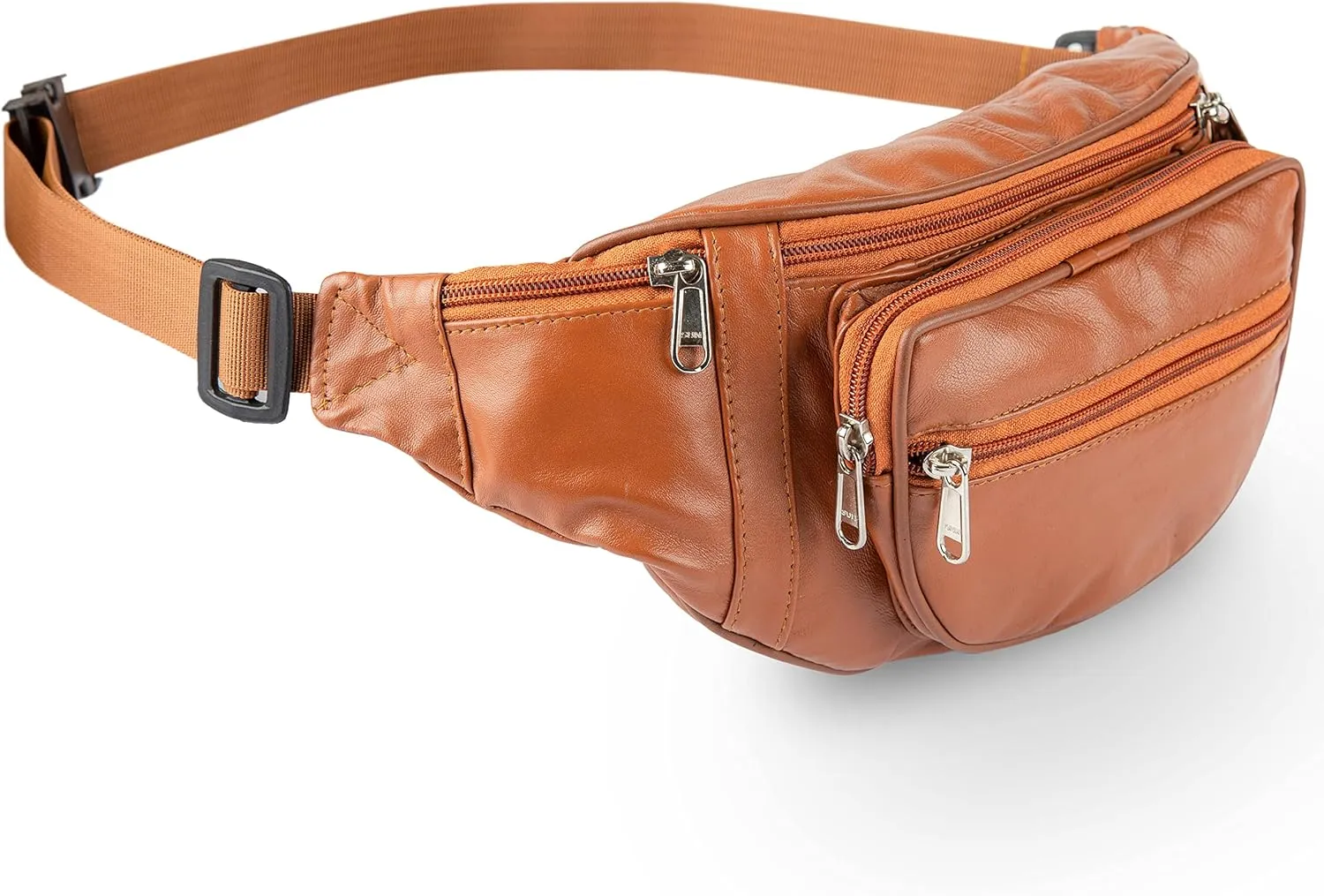 Liberty Leather Large Fanny Pack Crossbody Bags for Women Waist Bum Hip Bag for Women Large Belt Bag Cute Fanny Pack for Teen Girls