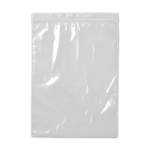 LK Packaging 4" x 6" 2 mil Single Track Zipper Bag, Pack of 1000