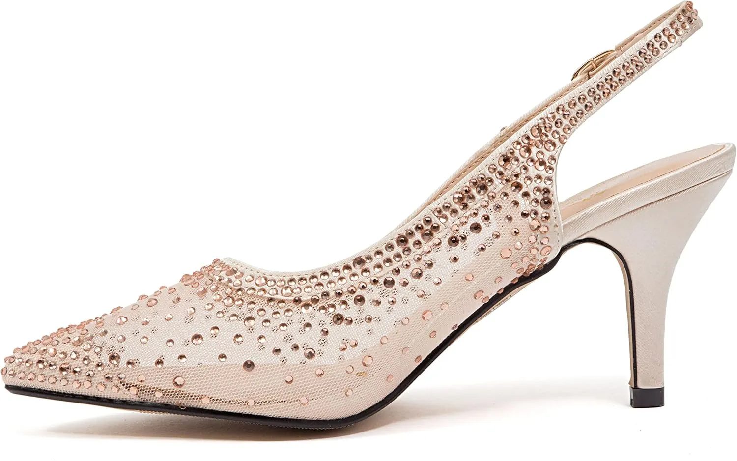 Lola Embellished Pointed Toe Slingback Pump