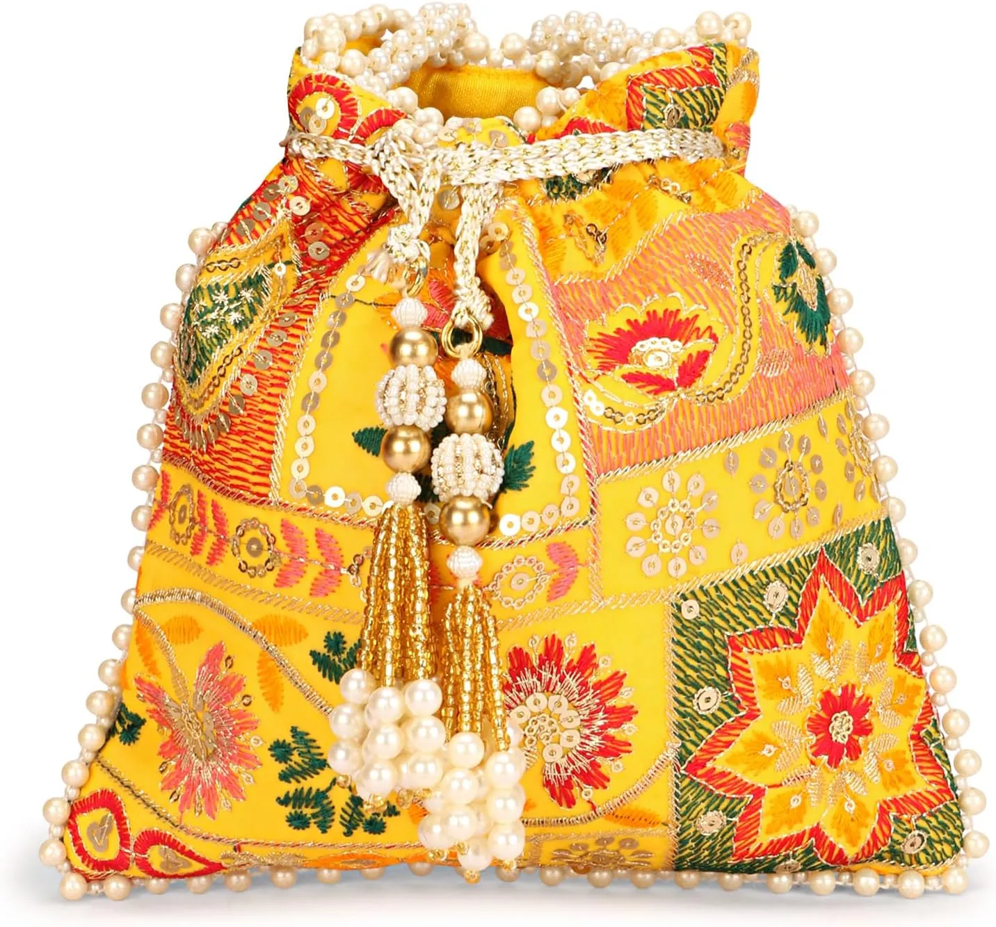 LONGING TO BUY Indian Wedding Potli Bags For Women, Potli Bags For Enagement, Sequence Potli Bags For Women