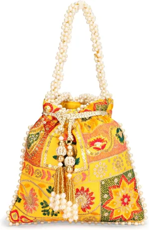 LONGING TO BUY Indian Wedding Potli Bags For Women, Potli Bags For Enagement, Sequence Potli Bags For Women