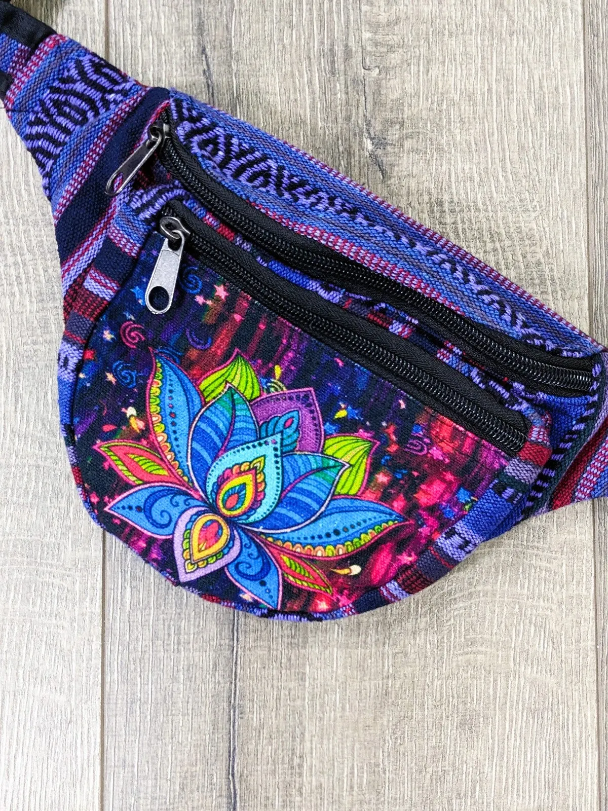 Lotus Print Gheri Bum Bag