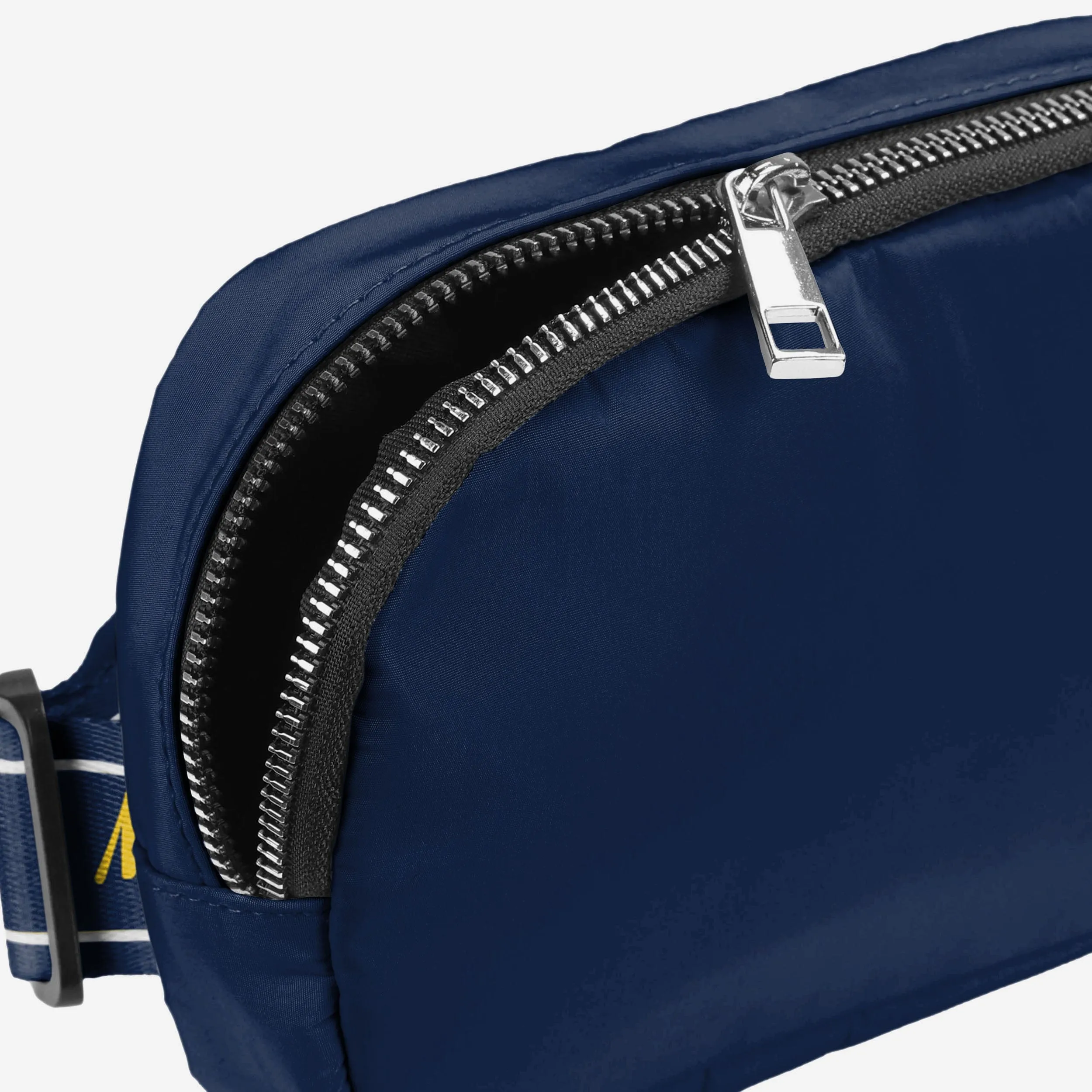 Michigan Wolverines 2023 Football National Champions Team Wordmark Crossbody Belt Bag