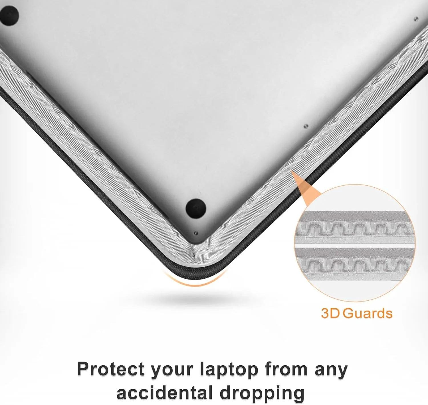 MOSISO 360 Protective Laptop Bag, 15.6 inch Computer Bag Compatible with MacBook Pro 16, HP, Dell, Asus Notebook, Side Open Sleeve with 2 Rectangle Zipper Pockets&Extendable Handle, Black