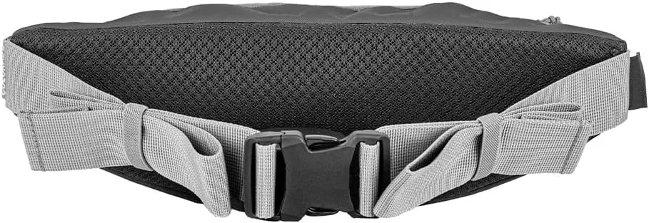 Mountainsmith Swoop Lumbar Waist Fanny Hip Pack, Running, Hiking, Travel, Dog-Walking, Outdoor Activities with 2 Zippered Pockets, Heritage Black