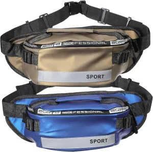 Multi-use Fanny Pack Nylon Waist Bag Phone Wallet Pockets Crossbody Belt Bag for Hiking