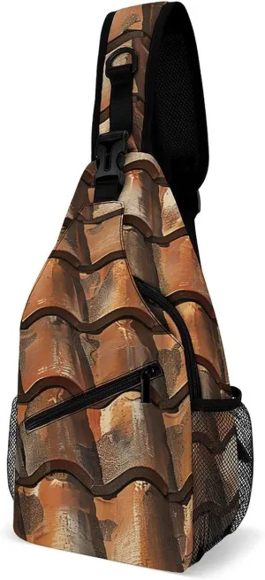 Mustard Yellow And Brown Sling Bag Crossbody Bags Cross Body Bag Fanny Packs Chest Bags Sling Purses for Travel
