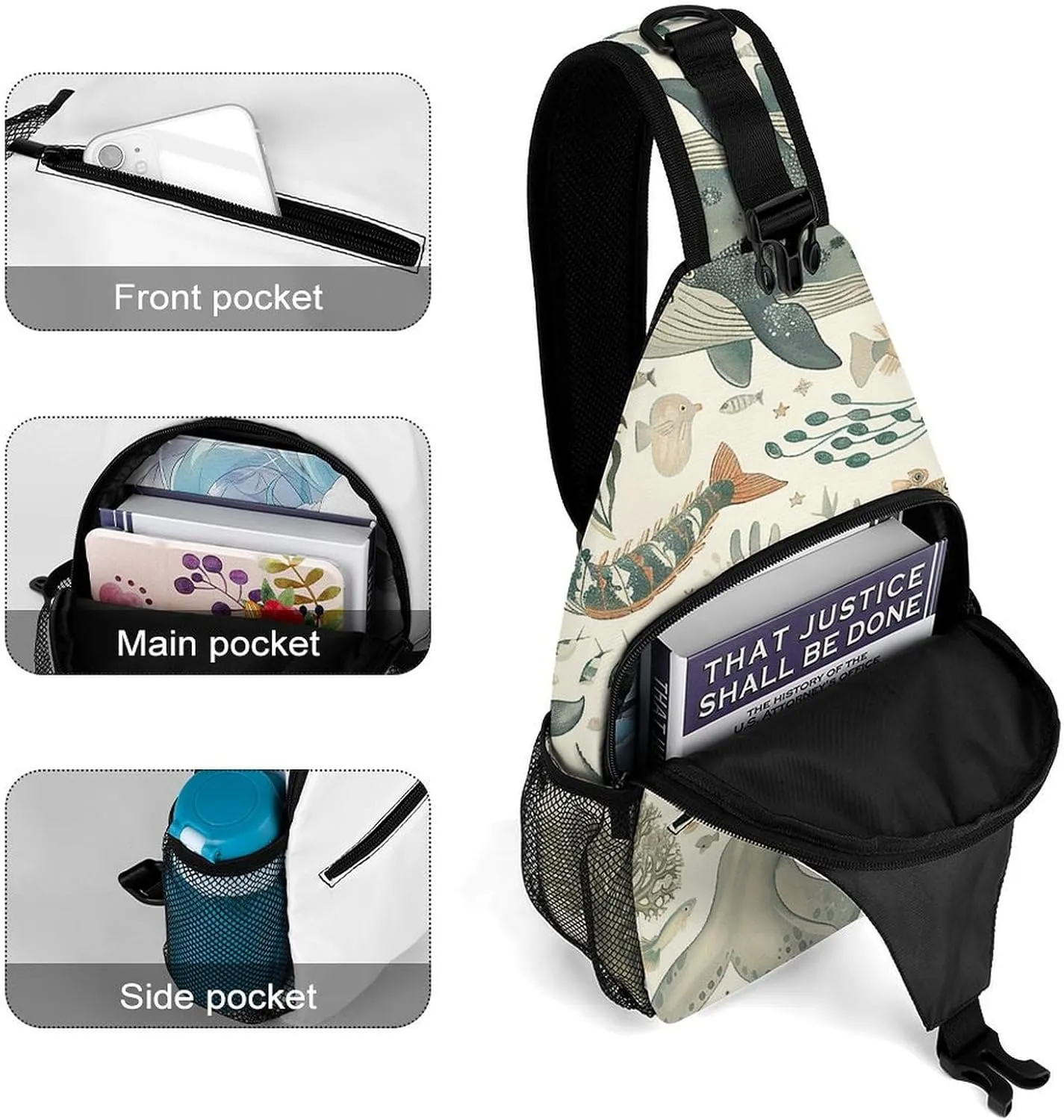 Mustard Yellow And Brown Sling Bag Crossbody Bags Cross Body Bag Fanny Packs Chest Bags Sling Purses for Travel
