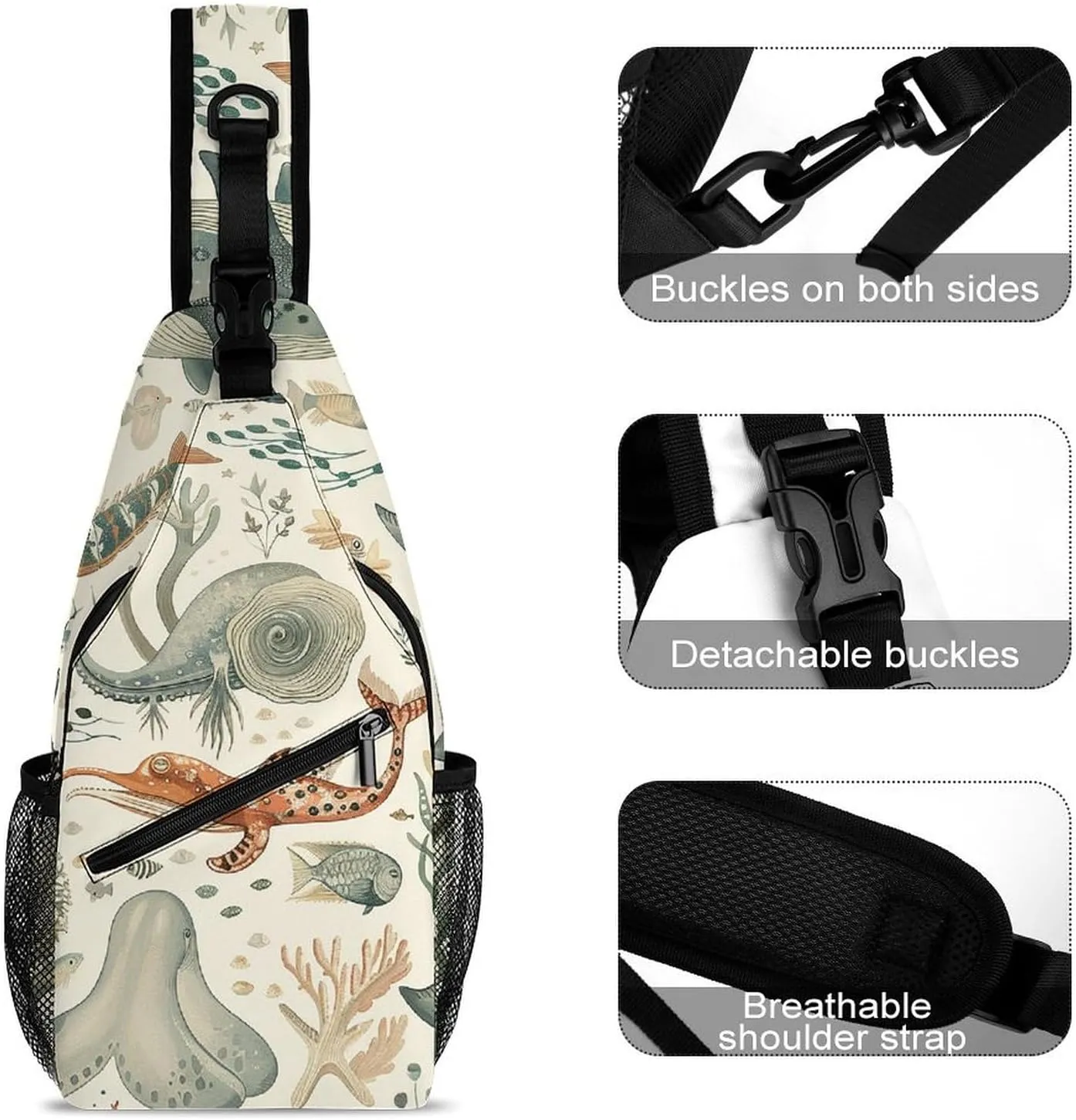 Mustard Yellow And Brown Sling Bag Crossbody Bags Cross Body Bag Fanny Packs Chest Bags Sling Purses for Travel