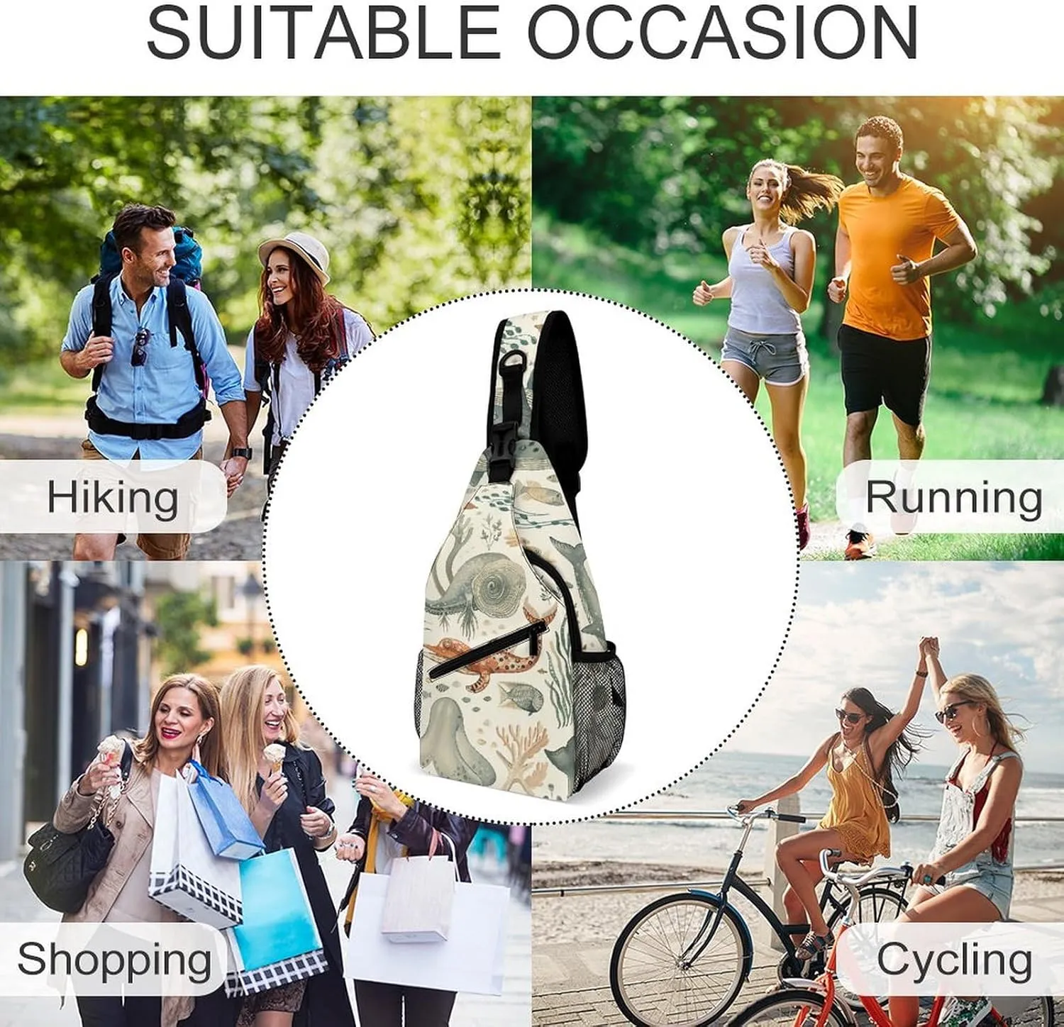 Mustard Yellow And Brown Sling Bag Crossbody Bags Cross Body Bag Fanny Packs Chest Bags Sling Purses for Travel