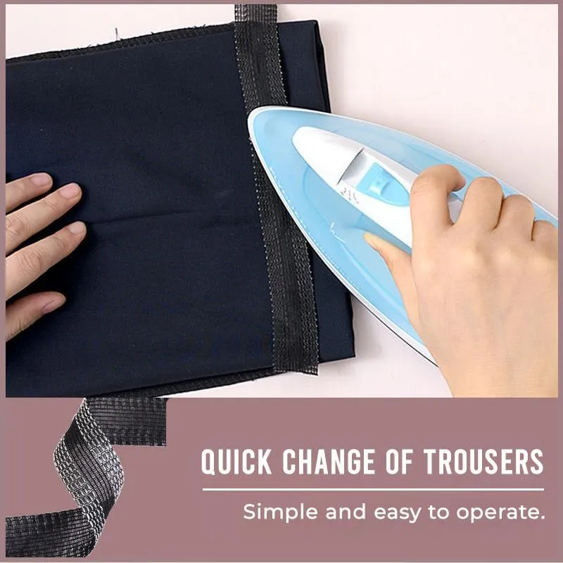 No-Sew DIY Self Adhesive Trousers Edge Shortener Tape