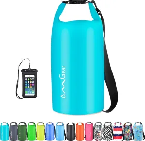 OMGear Waterproof Dry Bag Backpack Phone Pouch 40L/30L/20L/10L/5L Floating Dry Sack for Kayaking Boating Outdoors Activities