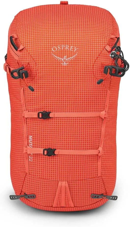 Osprey Mutant 22L Climbing and Mountaineering Unisex Backpack, Mars Orange