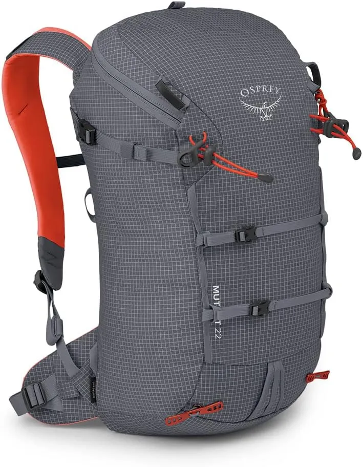 Osprey Mutant 22L Climbing and Mountaineering Unisex Backpack, Tungsten Grey