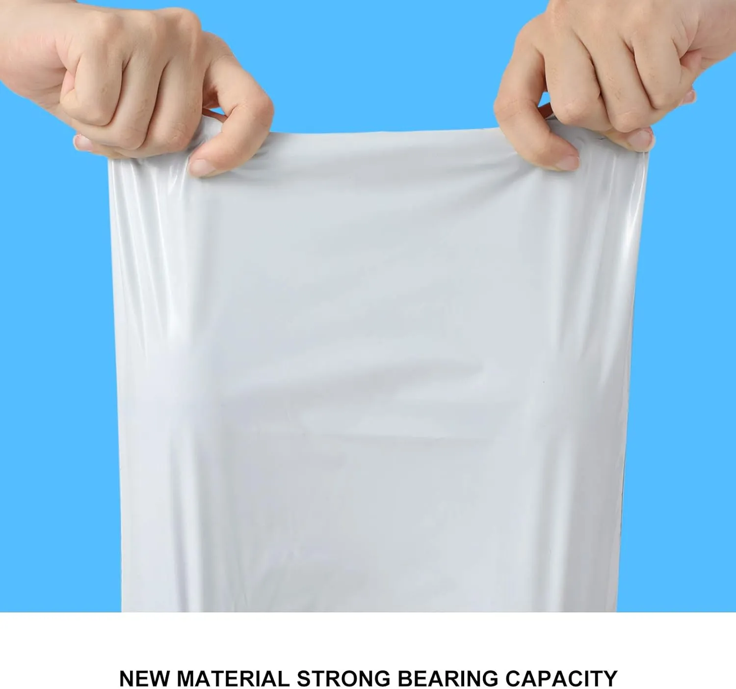 Outus 120 Pcs Poly Mailer Envelope 4 Sizes Shipping Bags Self Adhesive Clasp Envelope Self Adhesive Tear Proof Mailing Covers(8 x 12 In, 10 x 14 In, 13 x 18 In, 15 x 20 in,White)