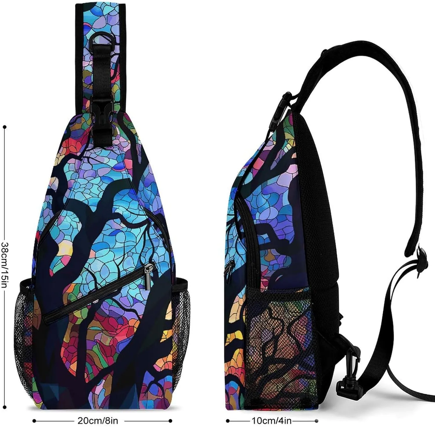 Peach And Dark Beige Sling Bag Crossbody Bags Cross Body Bag Fanny Packs Chest Bags Sling Purses for Travel