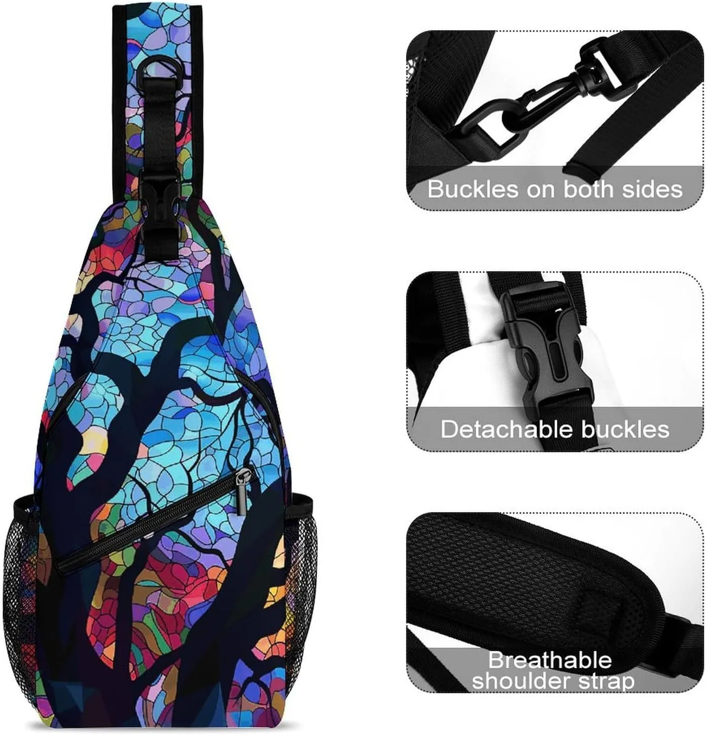 Peach And Dark Beige Sling Bag Crossbody Bags Cross Body Bag Fanny Packs Chest Bags Sling Purses for Travel