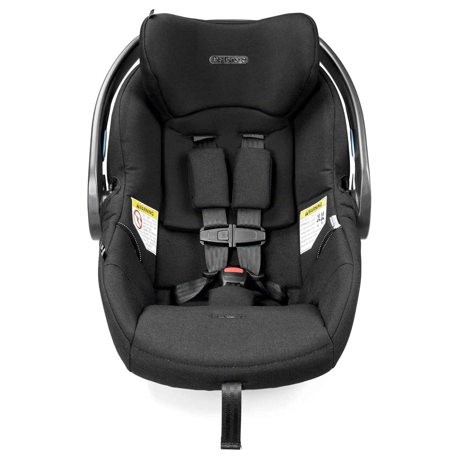 Peg Perego Primo Viaggio Nido - Rear Facing Infant Car Seat - Includes Base with Load Leg & Anti-Rebound Bar - for Babies 4 to 30 lbs - Made in Italy - True Black