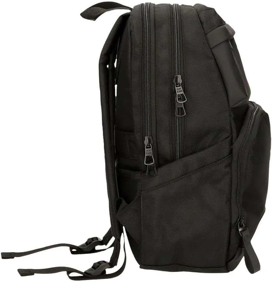 Pepe Jeans Men's Bromley Luggage messenger bag, Black, One Size, laptop backpack