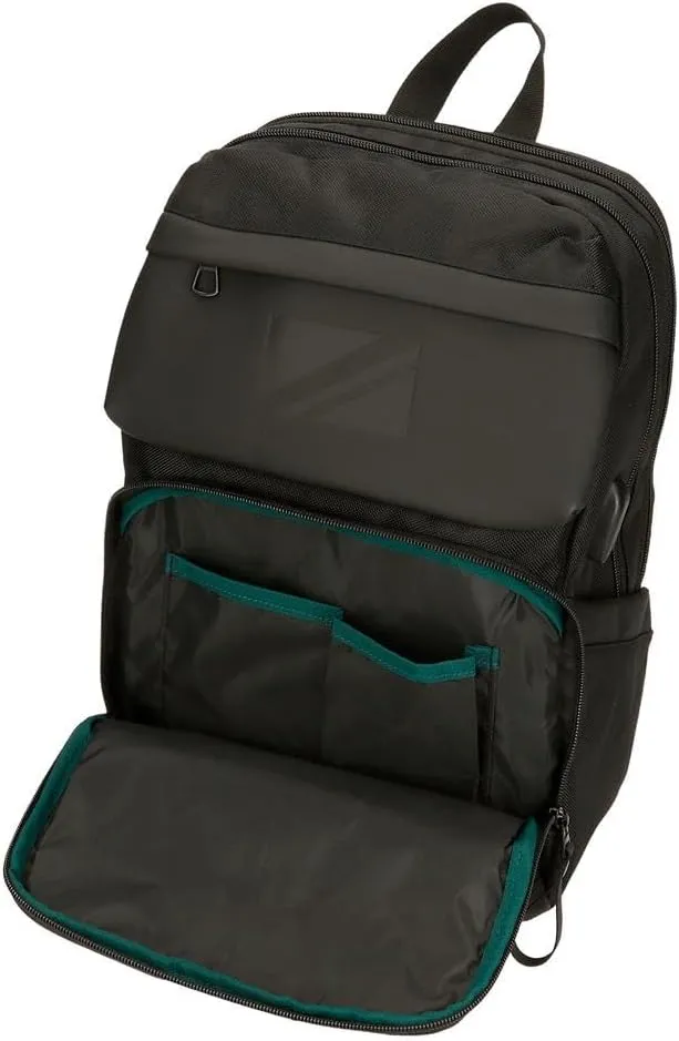 Pepe Jeans Men's Bromley Luggage messenger bag, Black, One Size, laptop backpack