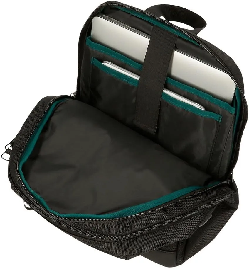 Pepe Jeans Men's Bromley Luggage messenger bag, Black, One Size, laptop backpack