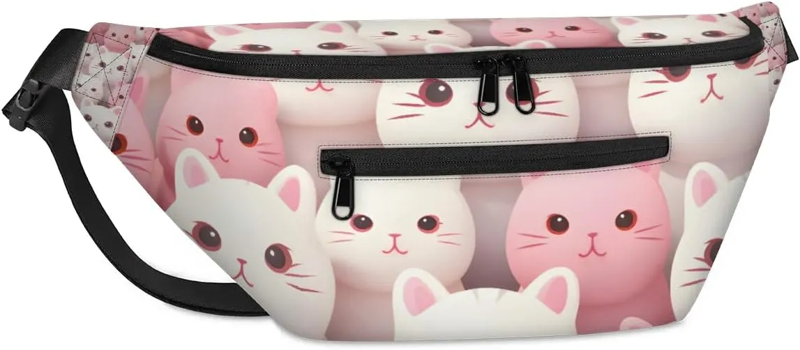 Persian Cat Crossbody Sling Bags Multipurpose Sling Backpack Shoulder Bag For Men Women Lightweight Travel Backpack Waist Bag Fanny Packs Purses Handbags Chest Bag