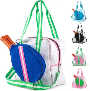 Pickleball Bags for Women, Crossbody Women's Pickleball Bag, Neoprene Pickleball Paddle Bag, Pickleball Bag Tote for Women