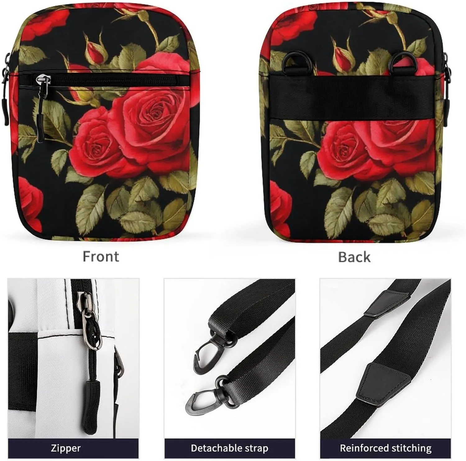 Portable Mini Crossbody Bag, Casual Small Travel Pouch Cell Phone Handbags Waterproof Messenger Bags