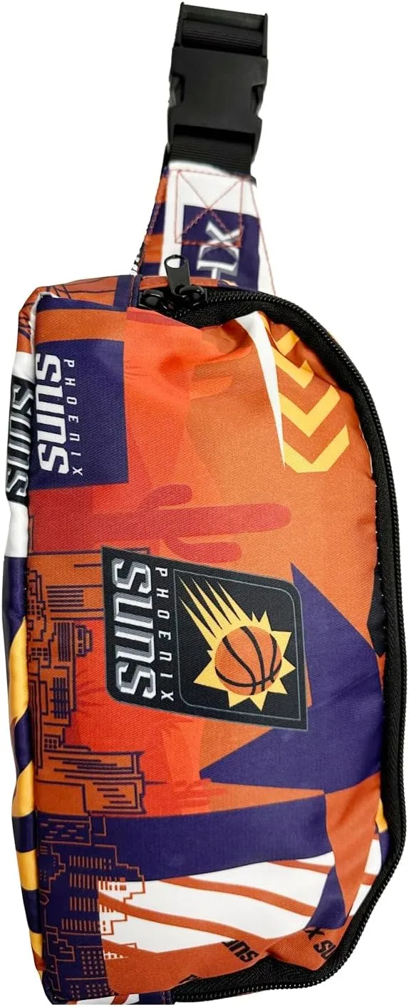 Pro Specialties Phoenix Suns Basketball Fanny Pack TM1872: Adult Bag (Street Series) Elevate Your Style with this Trendy Belt Bag - Ideal for Sports Enthusiasts. Perfect Waist Bag