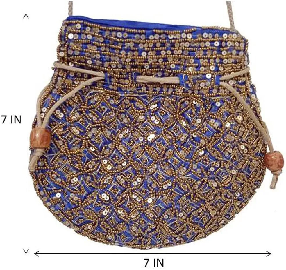 Purpledip Potli Bags Drawstring Purse (Potli02$)