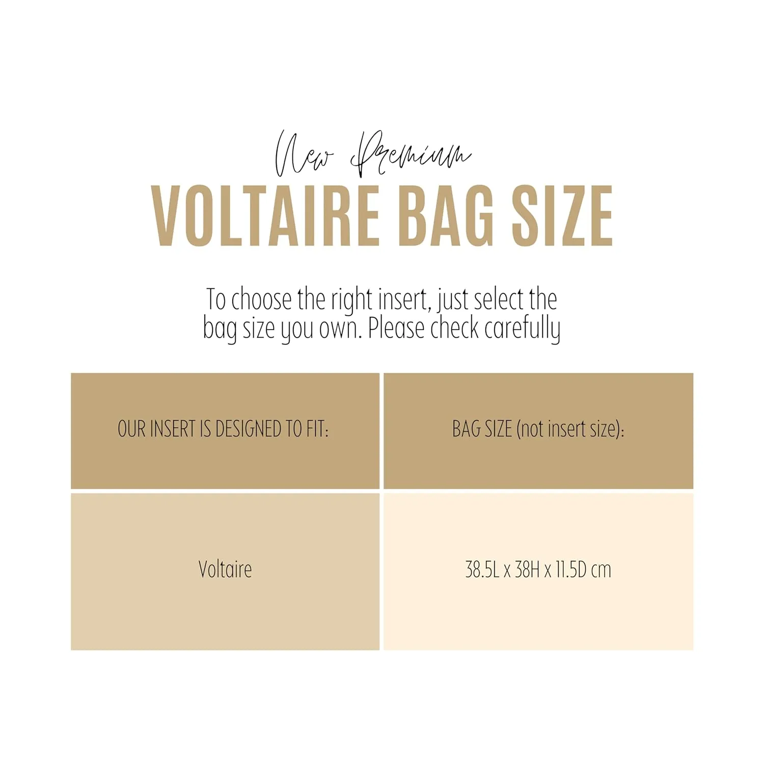 Purse Organizer for Voltaire Bag Organizer, Voltaire Bag Insert, Handmade 2mm Thick Premium Felt Snug Sturdy Silver Zipper (For Voltaire, Yellow)