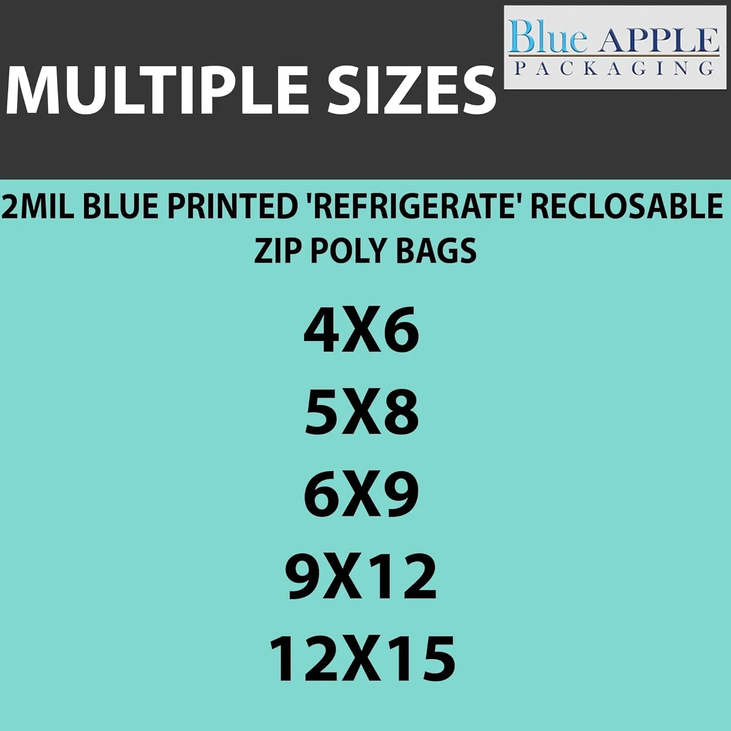Reclosable Refrigerate Bag | 9x12 & (100 Bags) 2Mil Low-Density Polyethylene (LDPE) Zipper Bags, Leak-Proof Storage for Medications, Perfect for Pharmacy Products