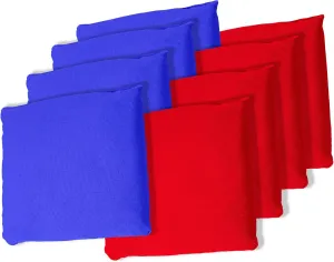 Regulation Sized Cornhole Bag Set- Durable Canvas Bags with Moisture Proof Plastic Lining for Kids and Adults