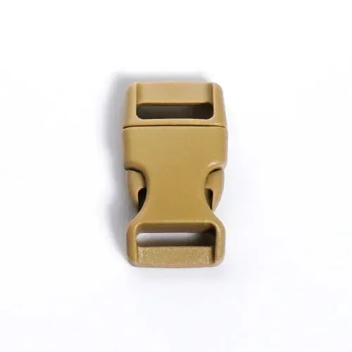 Retailing plastic adjustable buckle for students bags luggage travel buckle accessories 15mm light brown CK15SJ17