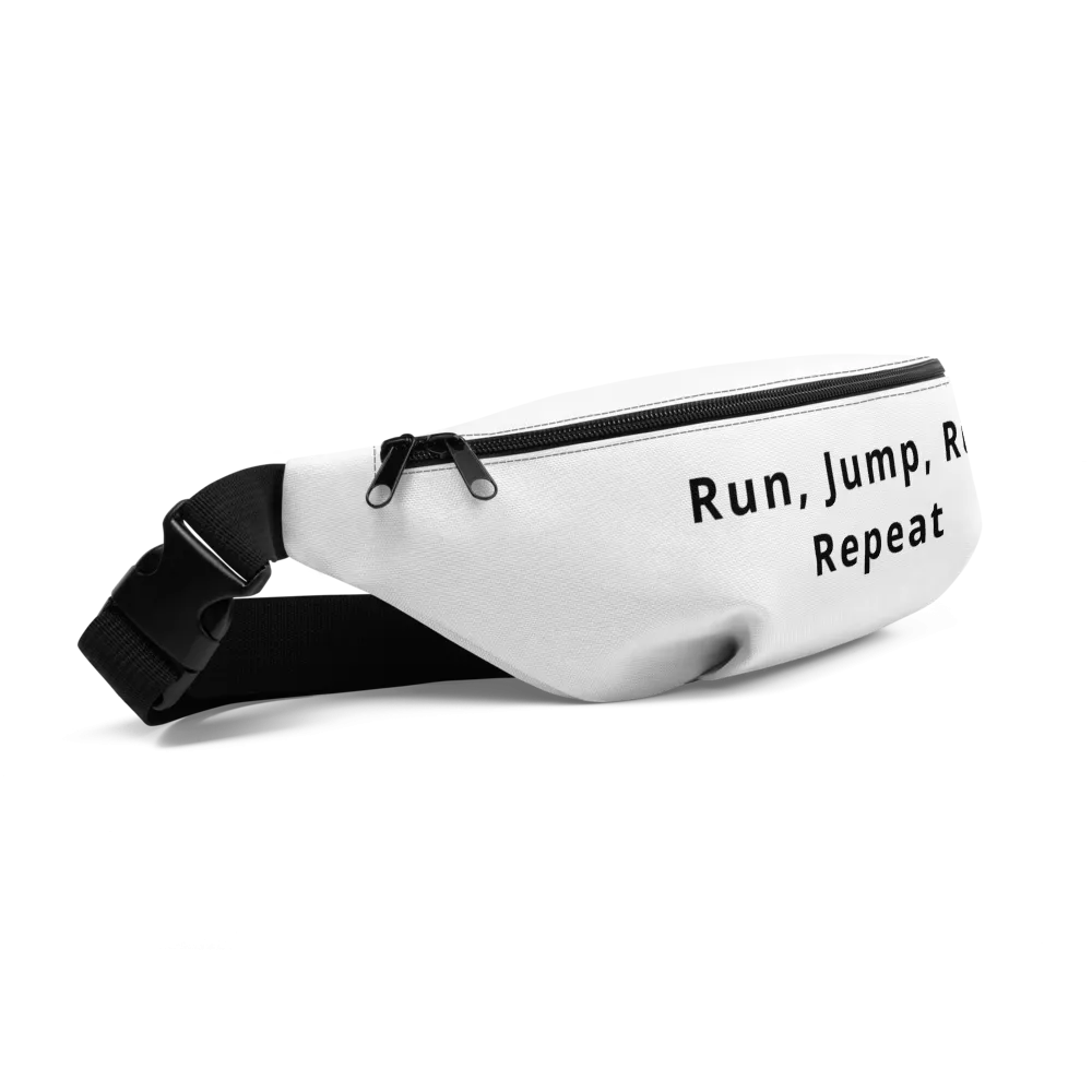 Run/Repeat Agility Fanny Pack-White