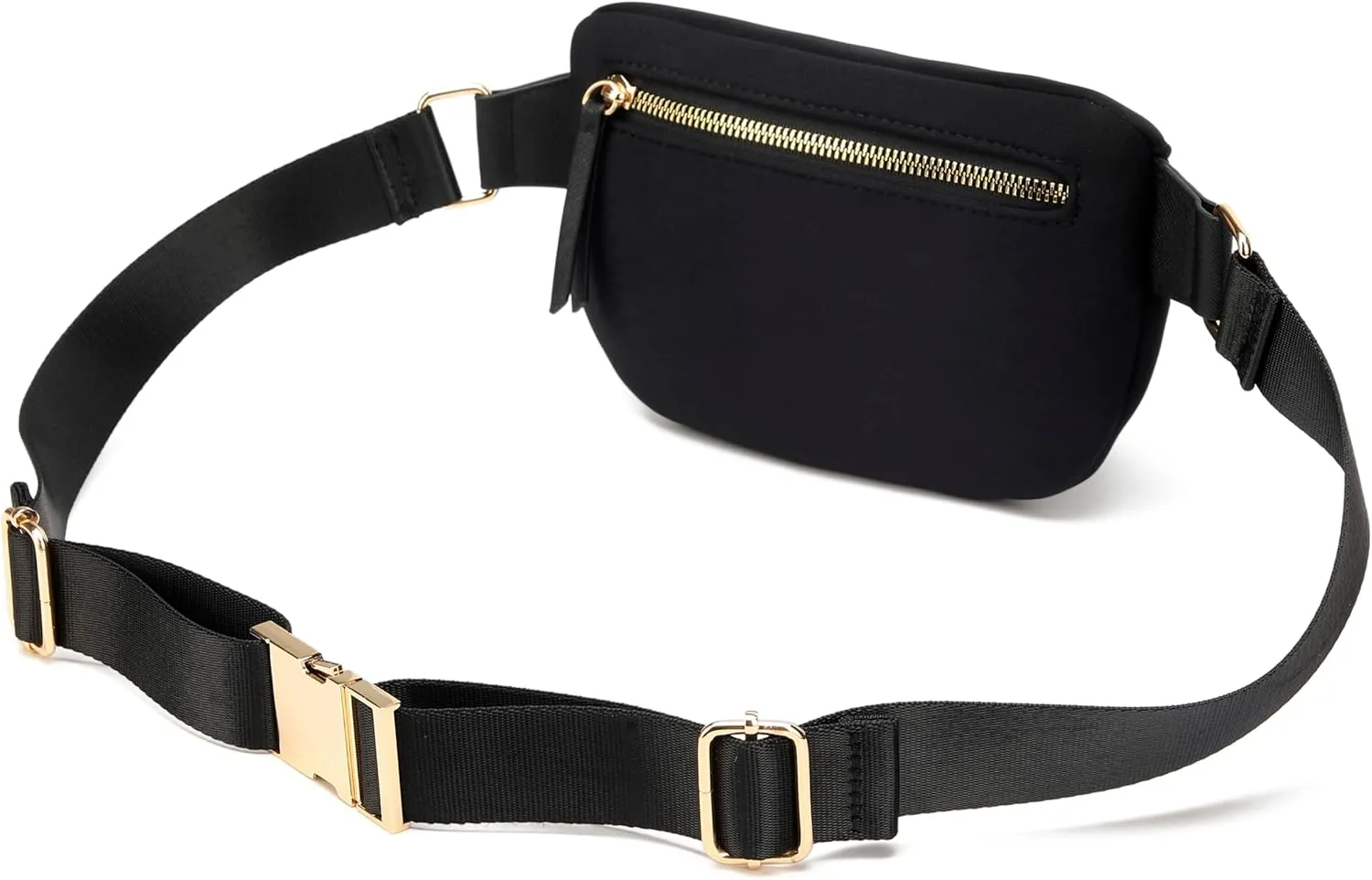 Sage Scuba and Vegan Leather Belt Bag